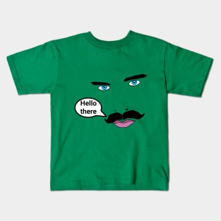 Man Face Kids T-Shirt